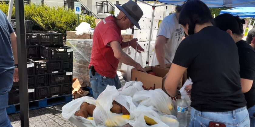 Food Distribution event at Christ’s Episcopal Church