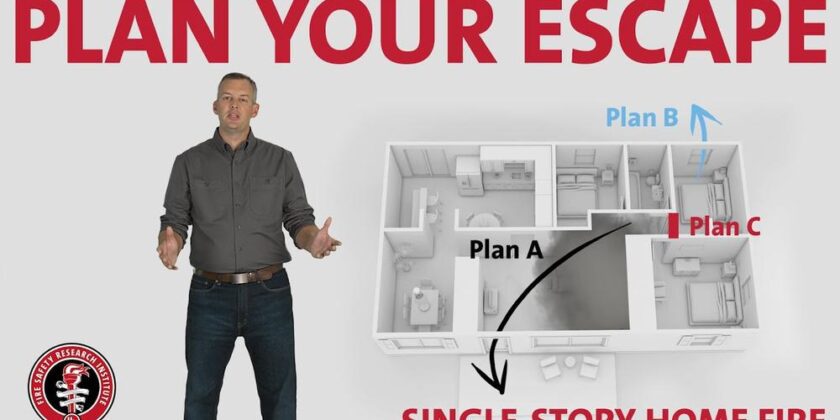 Plan Your Escape: Single-Story Home Fire