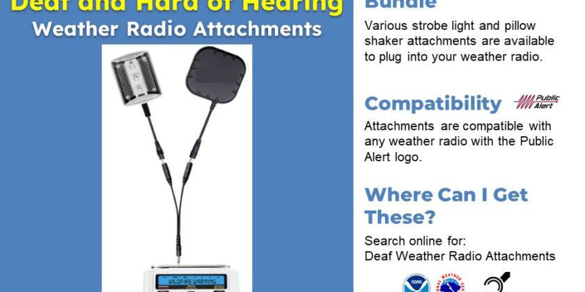Deaf & Hard Hearing – Weather Radio Attachments
