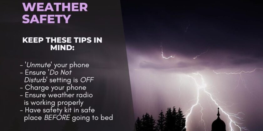 Nighttime Severe Weather Safety