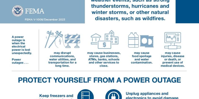 Power Outages – Safety Tips