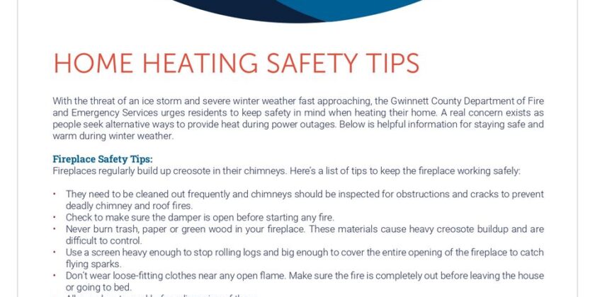 Home Heating Safety Tips