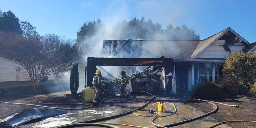 Fire at  1000 block of Brighton Cove Trail NE in Lawrenceville