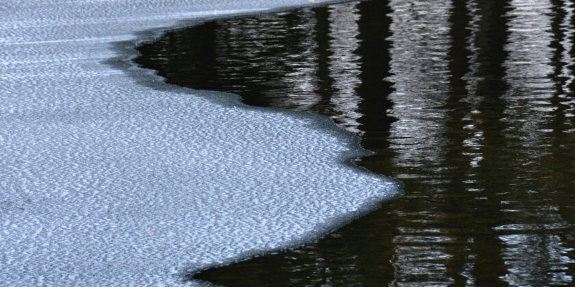 Avoid Open Body Waters During  Freezing Temperatures