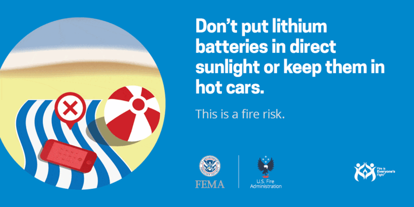 Lithium Batteries – Safety Tips