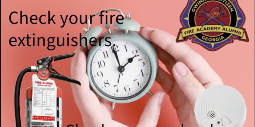 Smoke Alarms & Fire Extinguishers Maintenance – Spring Forward Sunday