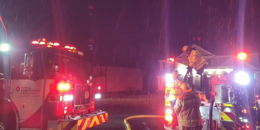 FireFighters In Tower View Trail SW In Snellville