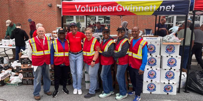 Food Distribution At Church In Snellville