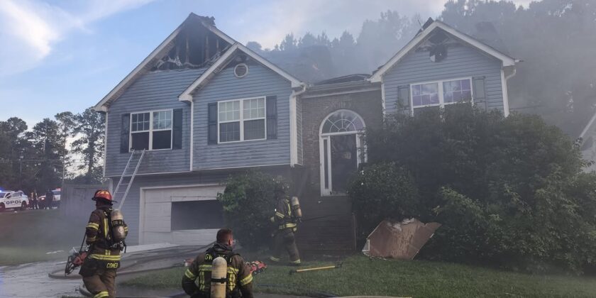 House Fire — FireFighters In Snellville