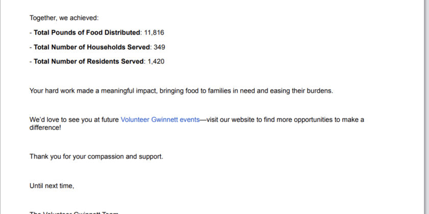 Appreciation From Department of Community Services — May2025