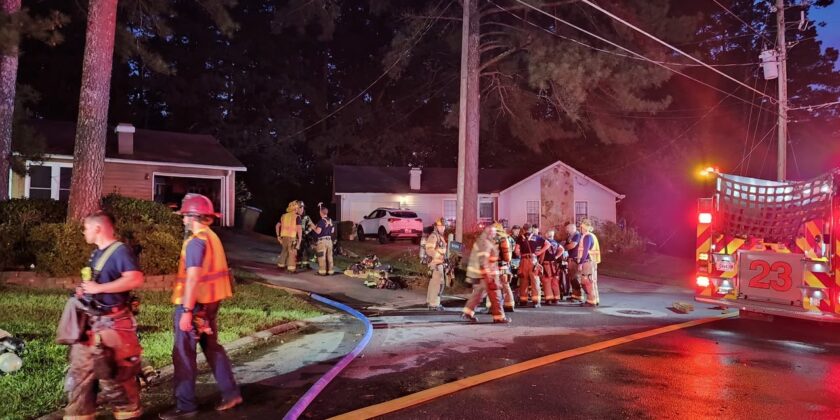 HouseFire — FireFighters — Norcross
