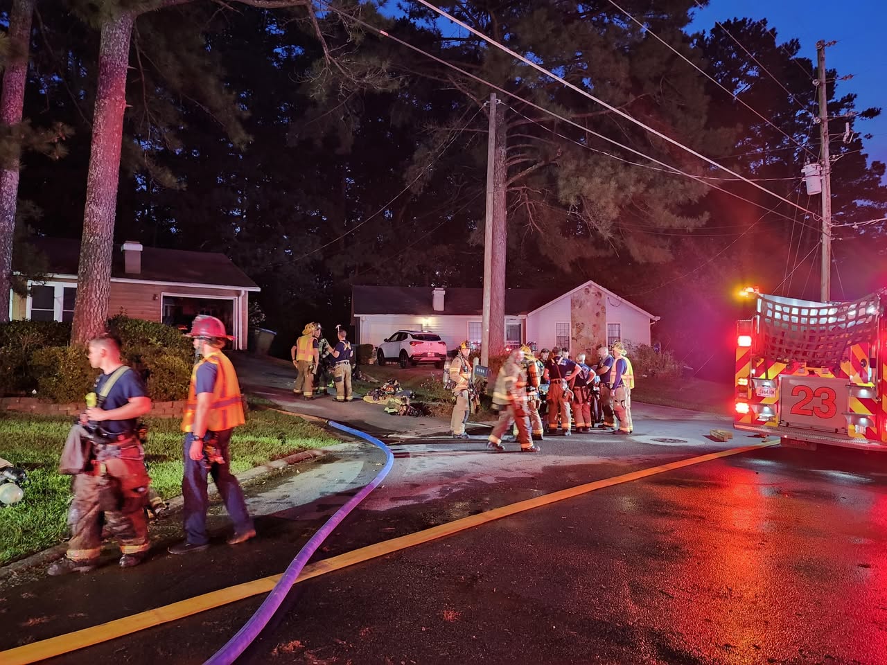 HouseFire — FireFighters — Norcross