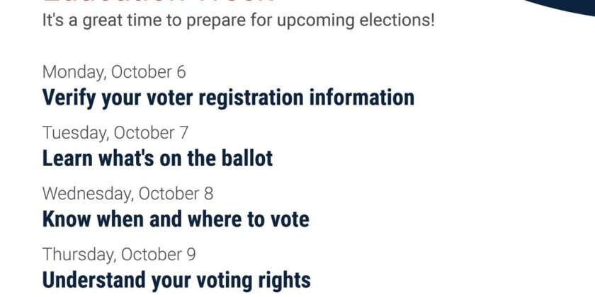 National Voter Education Week