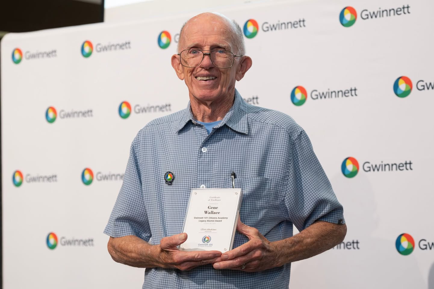 Gene Wallace — Gwinnett 101 Citizens Academy Legacy Alumni Award!