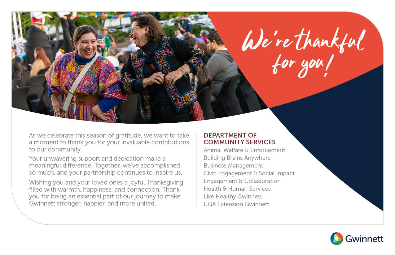 Appreciation – Volunteer Gwinnet — Nov-2024