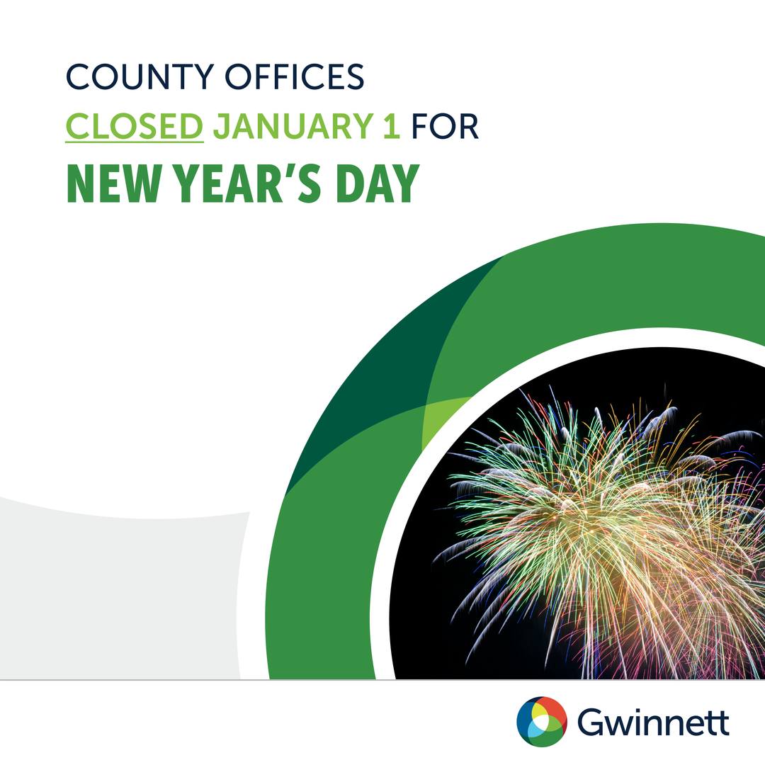 GCFAAA & Gwinnett Ofiices Closed — 01-Jan-2026