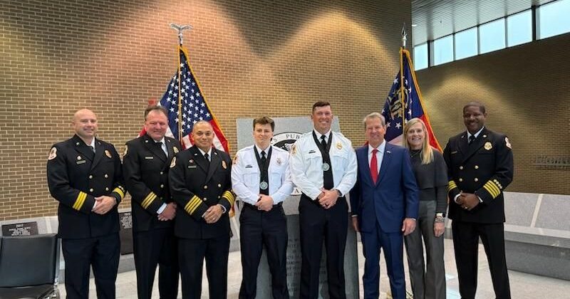 Governor’s 2025 First Responder Heroic Act Award to FireFighters Gwinnett
