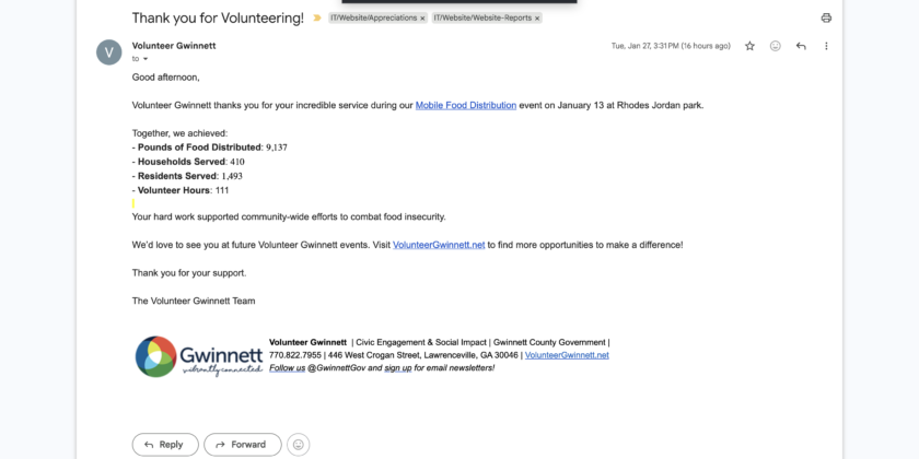 Appreciation – Mobile Food Distribution – 13-Jan-2026