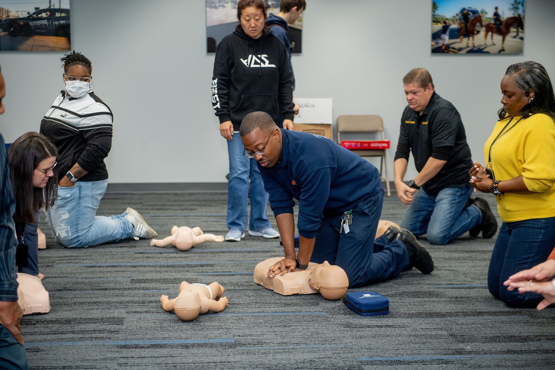 Free Hands-Only CPR training led by Gwinnett Fire Educators
