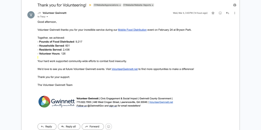 Appreciation – Mobile Food Distribution – 24-Feb-2026